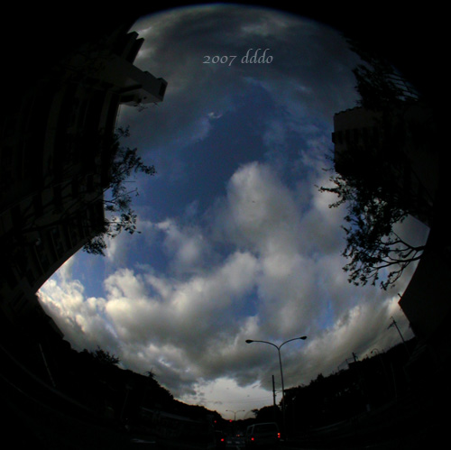 Sky/空と雲(Fisheye Photo/魚眼写真)