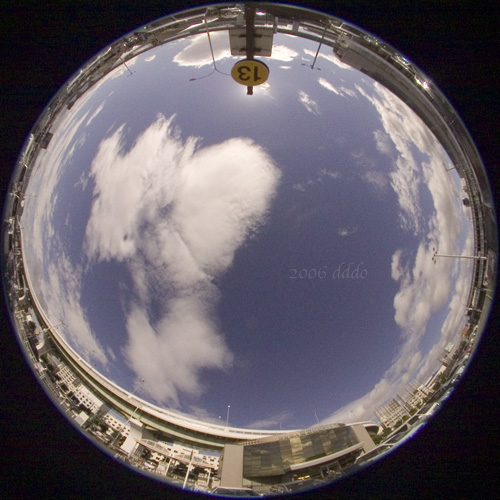 Sky and Cloud/空と雲(Fisheye Photo/魚眼写真)