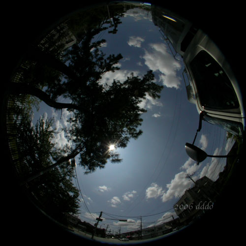 空と雲(Fisheye Photo/魚眼写真)
