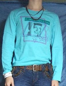 ロンティー　水色