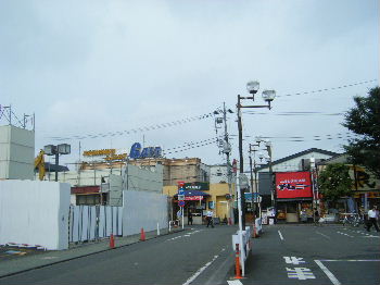 東小金井南口駅前工事状況　7/9 2