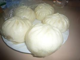 ふかした豚まん