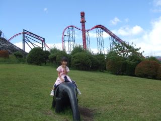 ええじゃないかをバックに