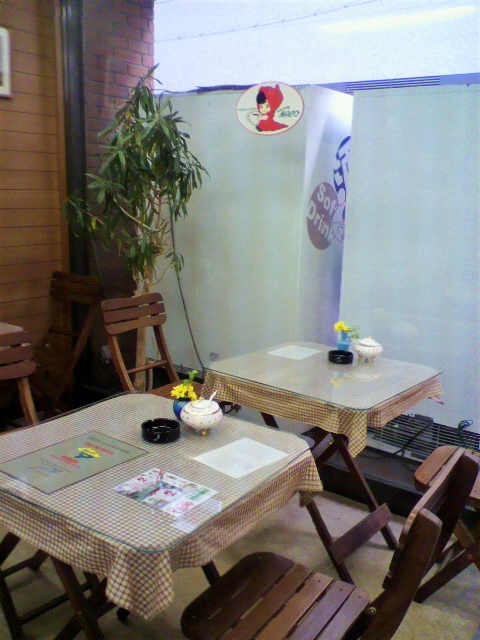 福田珈琲株式会社テーブル