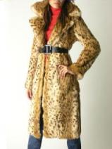 DURAS ambient(デュラスアンビエント) レオプリントラビットファーコート