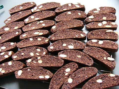 Bittersweet Chocolate Biscotti