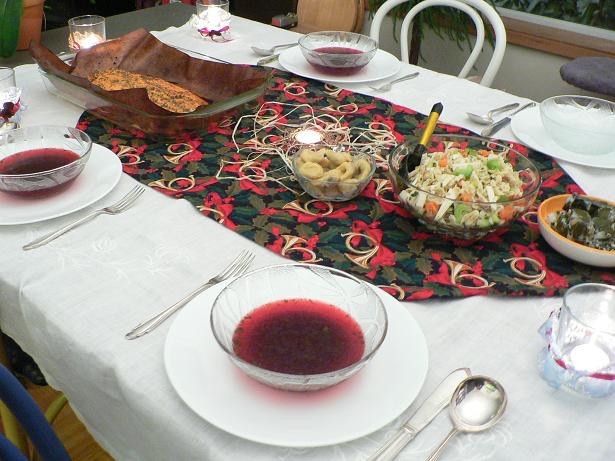 Christmas Table Setting