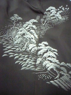 黒絵羽織拡大