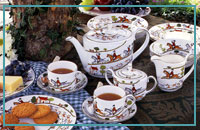 ★送料無料★WEDGWOOD ウエッジウッドハンティングシーンジャパニーズ　ハニーセット