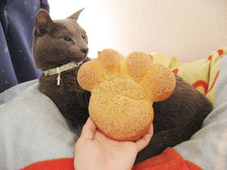 ねこの手パン