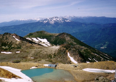 御嶽山頂上より