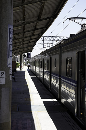 隆田駅ホーム