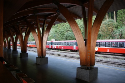 阿里山駅構内