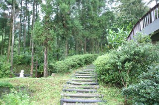 遊歩道の入り口