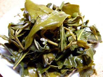 福寿山抽出後茶葉