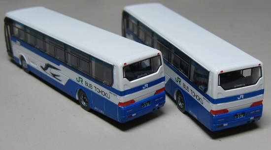 JRバス東北2台セットA　三菱ふそうエアロバス　おいらせ号