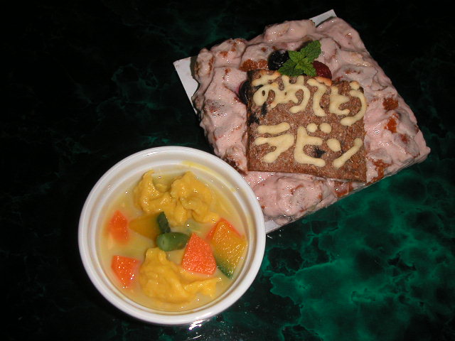 ニョッキスープ＆バースディケーキ