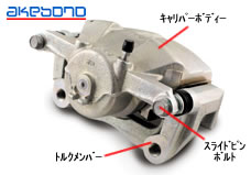 フローティングタイプディスクブレーキ