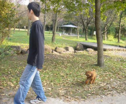 公園でおにいちゃんと