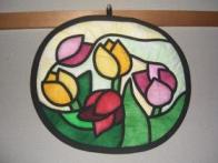 ♪はんどめいど　ステンドグラスパッチワーク　