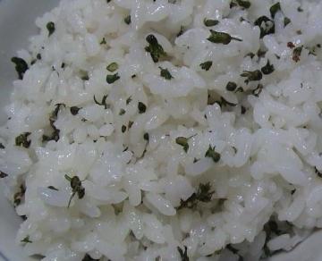 シソの実ご飯