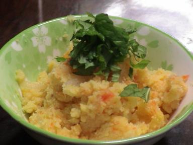 おからに人参ジャム