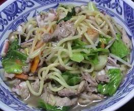 コラーゲンスープでちゃんぽん