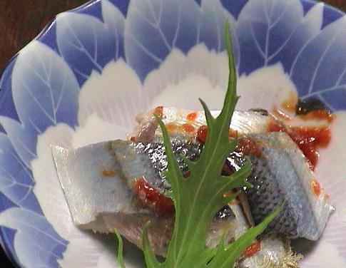 〆サンマの韓国風