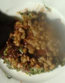 ネギのお好み焼き