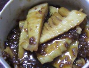たけのこのピリ辛そぼろ煮