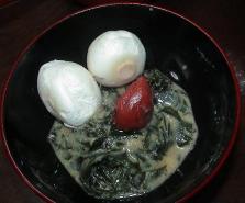 わかめ味噌でインスタント味噌汁