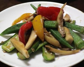 おくらのオイスターソース炒め