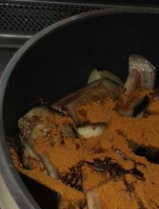 茄子入りココナッツカレー