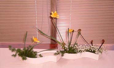 2月長谷川敬子先生展示花