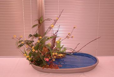 関 邦明先生展示花