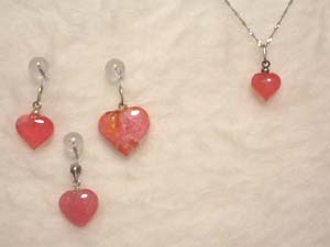 インカローズハートペンダント