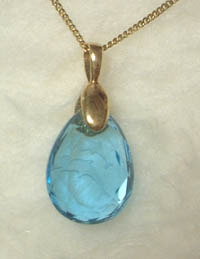 ブルートパーズペンダント