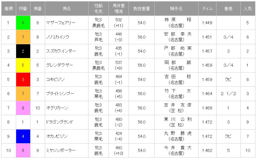 12.1.6 名古屋新春ペガサスカップ　着順結果　19390円.JPG