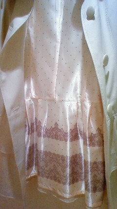 スプリングコート裏地