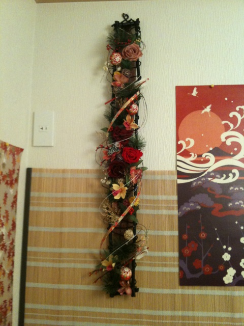 正月用ブリザードフラワー縦型バージョン