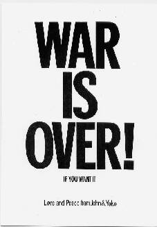 War Is Over