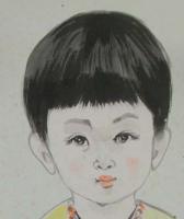 お姉ちゃんの似顔絵