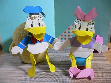 ドナルド デイジー 折り紙サロン 楽天ブログ