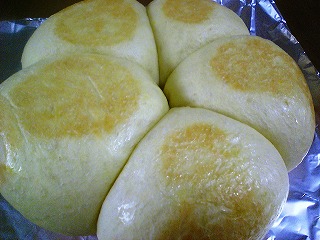 焼き上がりその1の裏側（本当はコチラが上側）