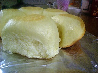 焼き上がりその1をカットしたところ