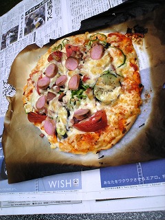 ピザが美味しかった~!