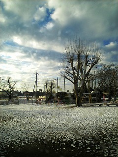 1月17日保育所の窓から