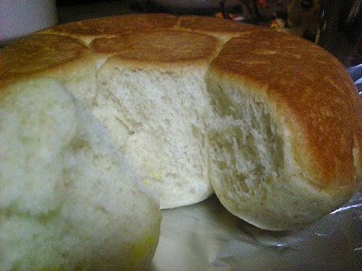 1月３０日のパン、中身はこんな感じ。