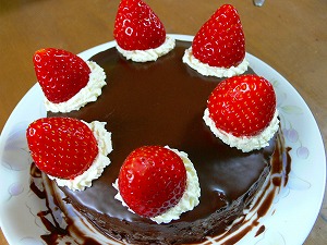 ケーキ1　できあがり～♪