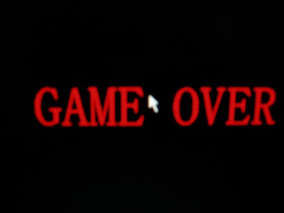ゲームオーバー